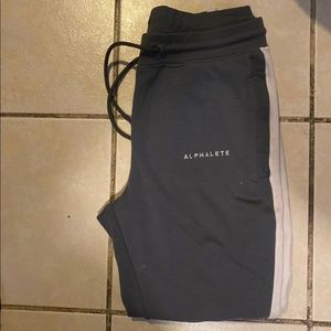 Alphalete striped joggers